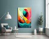 Hidden Swan Glass Wall Art || Designer's Collection