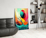 Hidden Swan Glass Wall Art || Designer's Collection