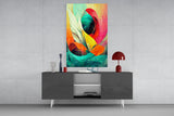 Hidden Swan Glass Wall Art || Designer's Collection