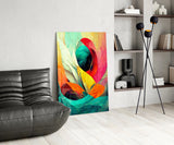 Hidden Swan Glass Wall Art || Designer's Collection