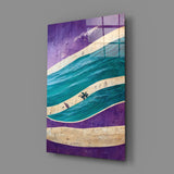 Waves Glass Wall Art || Designer's Collection