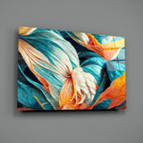 Flowerish Glass Wall Art || Designer's Collection