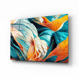 Flowerish Glass Wall Art  || Designer Collection