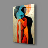 Hug Glass Wall Art || Designer's Collection