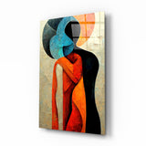 Hug Glass Wall Art || Designer's Collection