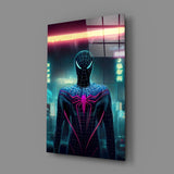 Spiderman Glass Wall Art || Designer's Collection