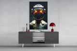 Robotic View Glass Wall Art || Designer's Collection