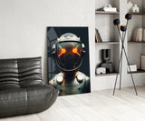 Robotic View Glass Wall Art || Designer's Collection