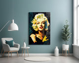 Marilyn Monroe Glass Wall Art || Designer's Collection