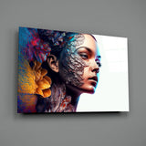 Transmutation to Beauty Glass Wall Art || Designer's Collection