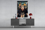 Warrior Beautiful Glass Wall Art || Designer's Collection