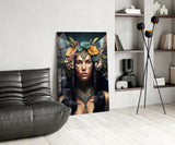 Warrior Beautiful Glass Wall Art || Designer's Collection