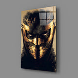 Masked Horror Glass Wall Art || Designer's Collection