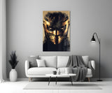 Masked Horror Glass Wall Art || Designer's Collection