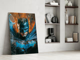 Bloody Batman Glass Wall Art || Designer's Collection