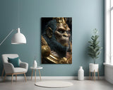 Ape King Glass Wall Art || Designer's Collection