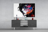 Rebel Beauty Glass Wall Art || Designer's Collection