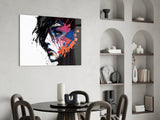 Rebel Beauty Glass Wall Art || Designer's Collection