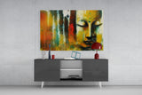 Buddha Glass Wall Art || Designer's Collection