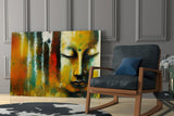 Buddha Glass Wall Art || Designer's Collection