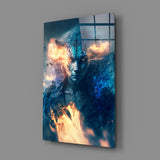 Epic Tiger Glass Wall Art || Designer's Collection