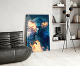 Epic Tiger Glass Wall Art || Designer's Collection