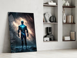 Vitruvius Man Glass Wall Art || Designer's Collection