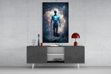 Vitruvius Man Glass Wall Art || Designer's Collection