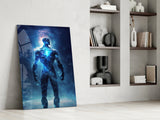 Vitruvius Man Glass Wall Art || Designer's Collection