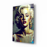 Marilyn Monroe Glasbild