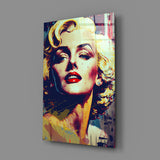 Marilyn Monroe Glass Wall Art || Designer's Collection