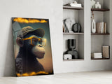 Wise Monkey Glass Wall Art || Designer's Collection