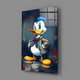 Donald Duck Glass Wall Art || Designer's Collection