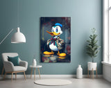 Donald Duck Glass Wall Art || Designer's Collection