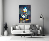 Donald Duck Glass Wall Art || Designer's Collection