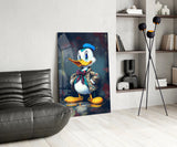 Donald Duck Glass Wall Art || Designer's Collection