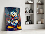 Anger of Donald Duck Glass Wall Art || Designer's Collection