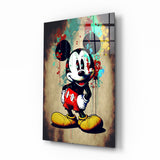 Mouse the Giant Glass Wall Art  || Designer Collection