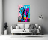 Intimacy Glass Wall Art || Designer's Collection