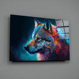 Freedom of the Wolf Glass Wall Art || Designer's Collection