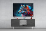 Freedom of the Wolf Glass Wall Art || Designer's Collection