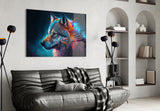 Freedom of the Wolf Glass Wall Art || Designer's Collection