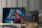 Freedom of the Wolf Glass Wall Art || Designer's Collection