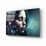 Arte de pared de vidrio de Butterfly Dreams || Collezione di designer