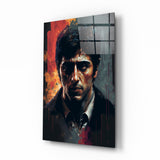 Arte della parete di vetro Al Pacino || Collezione di designer