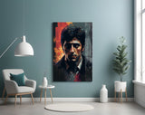 Al Pacino Glass Wall Art || Designer's Collection