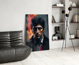 Al Pacino Glass Wall Art || Designer's Collection