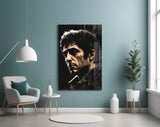 Al Pacino Glass Wall Art || Designer's Collection