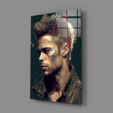 Fight Club - Tyler Durden Glass Wall Art || Designer's Collection