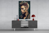 Fight Club - Tyler Durden Glass Wall Art || Designer's Collection